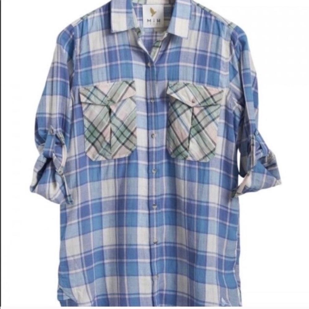 M.i.h. Jean Oversized Button Up Shirt - Picture 4 of 5